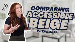 Comparing Accessible Beige with Similar Colors