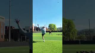 A beautiful punt by NFL draft eligible Kyle Greenwell  #punter