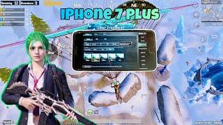 iPhone 7 Plus PUBG Mobile No Lag Gameplay || iPhone 7 Plus BGMI lag test 2024