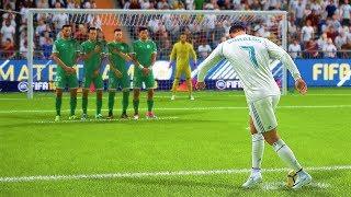 FIFA 18 FREE KICK GOALS COMPILATION #1