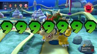 Mario Party 10 - Mario, Luigi, Toad, Toadette vs Bowser - Whimsical Waters