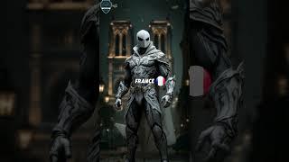 COUNTRIES AS MOON KNIGHT #ai #marvel #superherofusion #avengers #moonknight #moon #hybrid #fusion