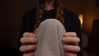 ASMR | 3 Hours Towel Mic Scratching for Deep Sleep (No Talking, Gets Darker, Purring)