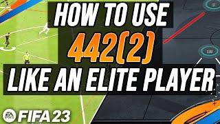 How To Use 442(2) Like An Elite Player - Formations & Tactics - FIFA 23