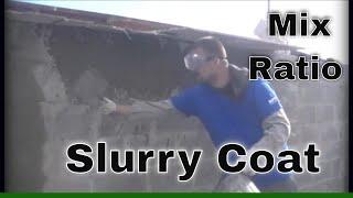 HOW TO SCUD COAT SLURRY COAT CEMENT PLASTERING AND RENDERING DASHING SPLATTER COAT & MIX RATIO