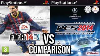 FIFA 14 Vs PES 2014 PS2