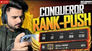 DAY 2 CONQUEROR RANK PUSH WITH PANTHER  #bgmi #live #gaming #pubg #bgis #cg #soulvsgodl @shadyyt1650