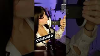 Twitch is wildin #twitch #twitchclips #egirl #asmr #earlicking #cosplay