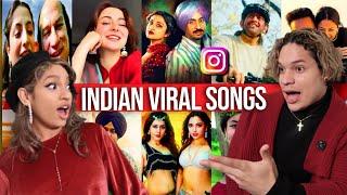 Waleska & Efra react to Instagram Reels Viral/ Trending Songs in INDIA 2024 pt2