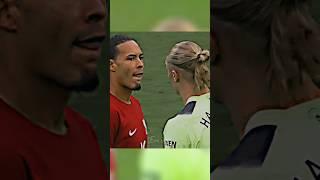 Van Dijk vs Haaland  #football #shorts #capcut