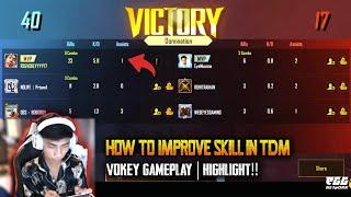 How to Improve Skill in TDM | 3 Fingers | HIGHLIGHT | Vokey Gameplay | PUBG Mobile