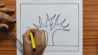 Vayana Dinam Poster Easy / Vayana Dinam Drawing / How to Draw Vayana Dinam / Reading Day Drawing