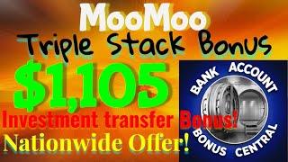 MooMoo $1,105 Triple STACK Investing Account Bonus! RECORD OFFER! Limited Time! BEST Brokerage 2025!