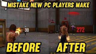 MISTAKE NEW PC PLAYER MADE | BLUESTACK 5 FREEFIRE BEGINNERS TIPS AND TRICKS | FARHAN MALIK