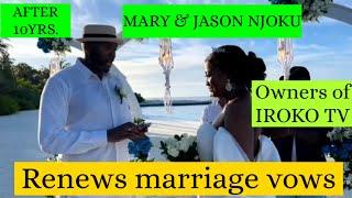 OWNERS OF IROKO TV, MARY AND JASON NJOKU RENEWS MARRIAGE VOWS