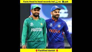 Head to head records of India vs Pakistan in ODI worldcup   #ytshorts #shorts