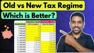 Old Tax Regime vs New Tax Regime 2024-25 | Income Tax Calculation Examples