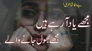 Sad Poetry | 2 Line Sad Bewafa Poetry | Sad Heart Touching Poetry| 2 Line Urdu Poetry | Urdu shayari