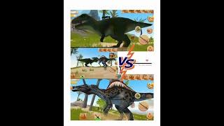 T.Rex vs Spinosaurus in Jurassic survival Island