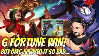 6 Fortune 1st place...but holy crap I'm bad | TFT Fates | Teamfight Tactics