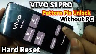 Vivo s1 pro pattern pin lock reset 2021 | Vivo s1 pro frp bypass The Right Solution