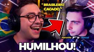 VEZES Que Streamers BRASILEIROS HUMILHARAM Streamers GRINGOS! - MELHORES CLIPES DA TWITCH