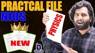 Class 12th NIOS Physics Practical File for On Demand and Public Exams | With Solved Viva #nios