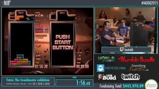 (Audio Synced!) AGDQ 2015 - Tetris Grandmaster 3 - Master And Shirase Mode | KevinDDR