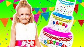 Happy Birthday song | Anuta's 6th Birthday party | Song for kids | Anuta Kids Channel