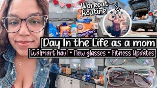 Productive Day in The Life as a Mom | New Eyeglasses, Fitness Updates, Walmart Haul + More!!