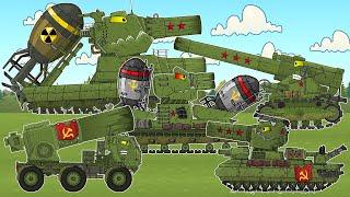 Army of Soviet Mega Tanks - Cartoons about tanks