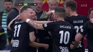 UEFA Champions League. D. Muminovic goal (Shamrock Rover 0:1 Breidabik)