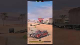 70% на ЛУЧШЕМ ТАНКЕ который есть на АУКЦИОНЕ за 50000 золота тащит 1 vs 3 #tanksblitz #blitz #shorts