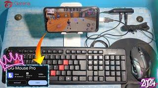 GG Mouse Pro ka free fire kaise khele connect mouse and keyboard on mobile phone 2024