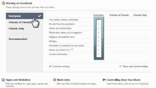 2011 Facebook Tutorial 101 -  How To Set Your Privacy Settings Part 1