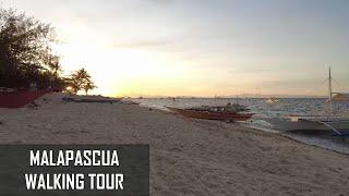 4K Walking Tour Bounty Beach at Sunrise: Malapascua Island, Cebu