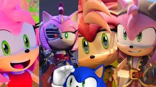 Sonic and Amy (Rusty, Thorn & Black Rose) all scenes | Sonic Prime