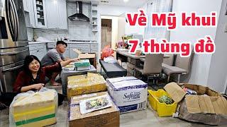 Bữa ăn đặc biệt trên chuyến bay về Mỹ, khui thùng hành lý giữa đêm khuya