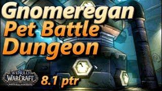 Gnomeregan Pet Battle Dungeon WoW BFA Pet Battle Dungeon 8.1 PTR