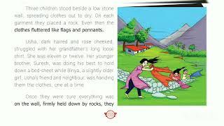 class 7 English Term 1 unit 2 prose The Wind on Haunted Hill section 1 Tamil Explanation video