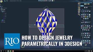 How to Design Jewelry Parametrically in 3Design