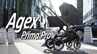 ageX Prima Pro - детская коляска с рождения 2 в 1 / 3 в 1