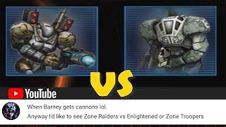 ZOCOM Zone Raider vs GDI Zone Trooper