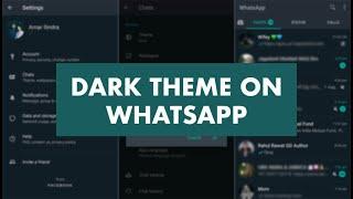 How to Enable Dark Mode on WhatsApp [Android]