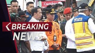 BREAKING NEWS - Presiden Jokowi Tinjau Lokasi Bencana Banjir Lahar Dingin Gunung Marapi di Sumbar