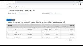 Cascaded Dropdown multiselect list with filters using PartialViews Asp.netcore #Cascaded multiselect