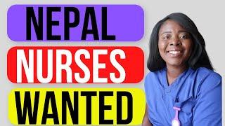 The UK Government is Recruiting Nepalese Nurses With a Tier2 Health Care Visa for NHS