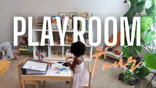 Toddler Playroom Tour | Montessori Inspired