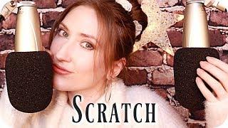 ASMR Mic Scratching & Ear to Ear Whispering Close Up  New Bassy Windshields for Brain Tingles 