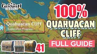 How to: Quahuacan Cliff 100% FULL Exploration ⭐ Natlan ALL CHESTS【 Genshin Impact 】